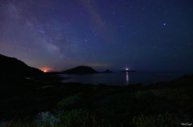 La photo du jour : Les îles Sanguinaires dans la nuit étoilée