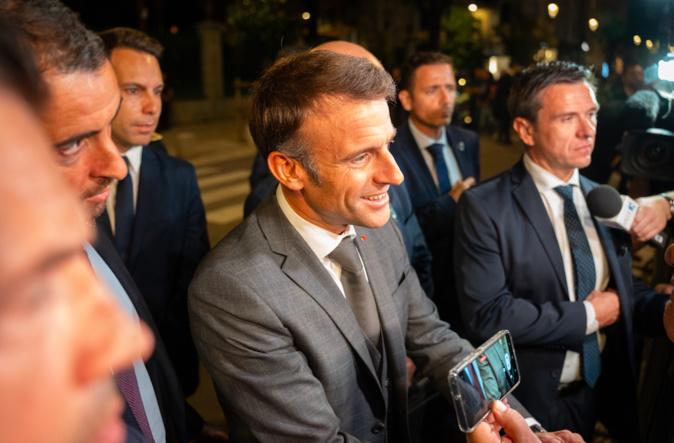 A Ajaccio, Emmanuel Macron entame sa visite en Corse 