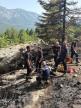 Albertacce - 25 kilomètres de pistes créés pour permettre aux pompiers un accès au cœur du sinistre 