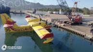 Porto-Vecchio : le Canadair a été remis à flot et mis en sécurité 