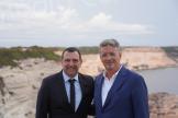 Jean-Charles Orsucci à la rencontre des élus du littoral, ce mercredi, en tant que président de l'ANEL 