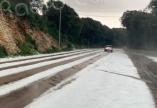 Bonifacio sous la grêle, un paysage hivernal en plein printemps 