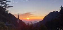 La photo du jour : le bonheur d'un coucher de soleil depuis le refuge de Carozzu 