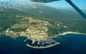 La photo du jour : le port de Solenzara vu ciel 