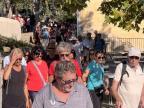 A Montegrossu et Lumiu la marche bleue réunit jeunes et aînés
