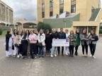 Octobre Rose : Les élèves du lycée Scamaroni à Bastia remettent un chèque de 2031€ à la Ligue contre le cancer 