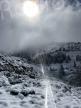 La photo du jour : Dernière neige d'avril sur les hauteurs de Serriera 