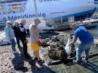 Opération de nettoyage pour un "port propre" à Lisula 