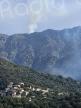 Pioggiola : le feu a parcouru 5 hectares sous le mont San Parteo 